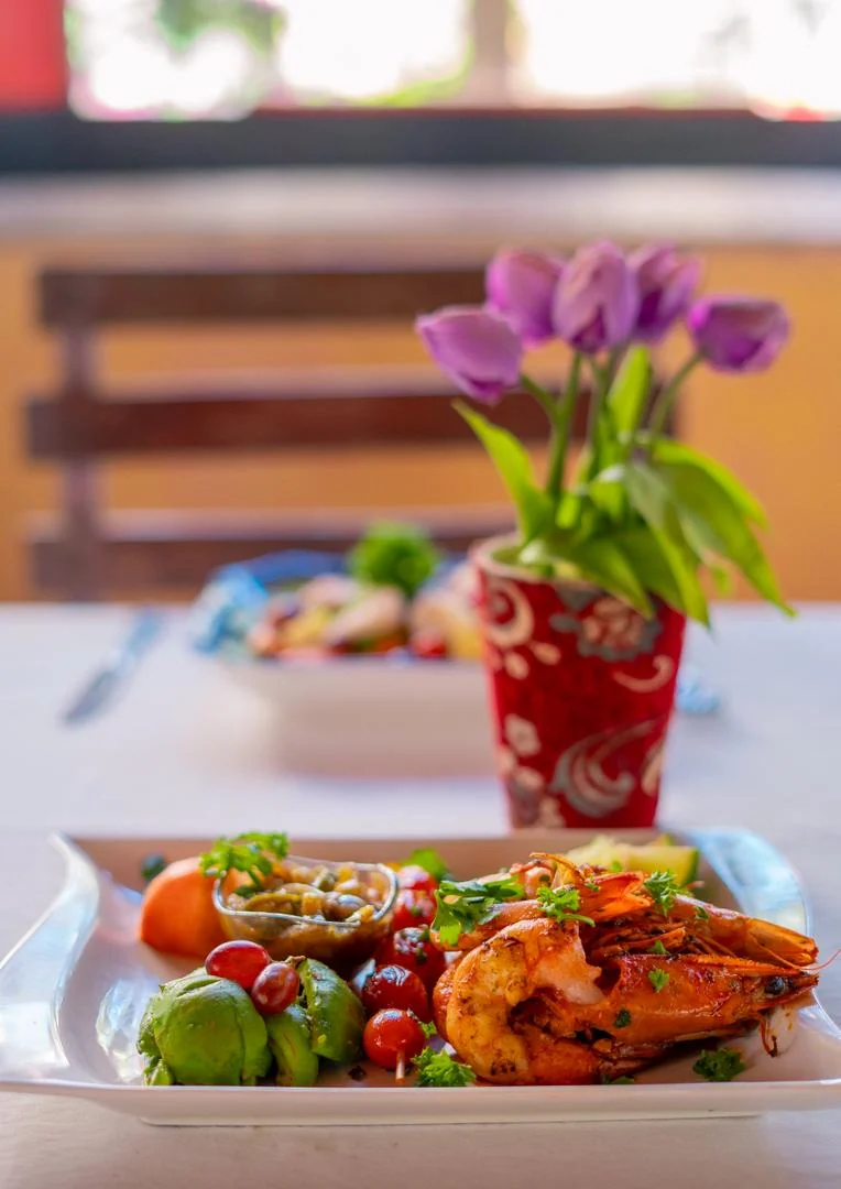 Plat préparé par le restaurant Monaco Plage